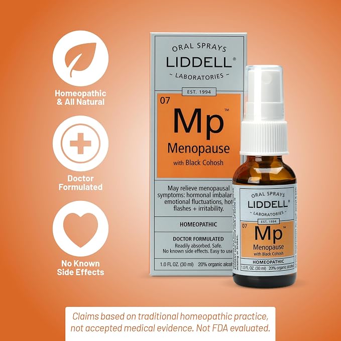 Liddell Homeopathic Menopause Spray, 1 Ounce (Pack of 2)