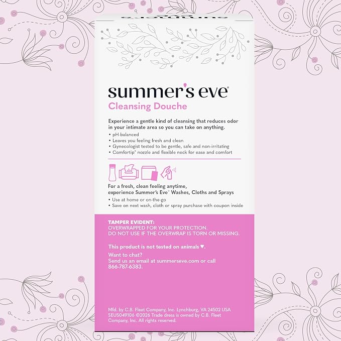 Summer's Eve Douche, Vaginal Douche for Women, Island Splash, 2 Units, 4.5 Oz Each, 1 Pack