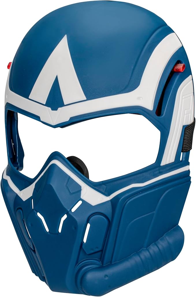 Marvel Studios Captain America Brave New World Flight Vision Mask, Roleplay Toy, Super Hero Toys for Kids 5 and Up