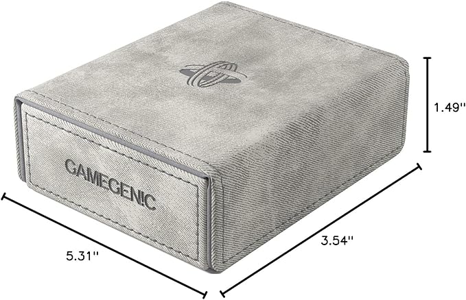 Gamegenic Token Keep - Premium Token Box for Safe Storage, Fits Dungeon 1100+ and Dungeon S 550+, Holds Tokens, Dice, and Cards, Fully Usable During Gameplay, Gray Color, Made