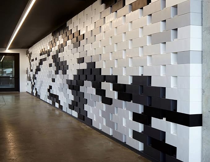 EverBlock Single Color Combo Pack | Giant Building Blocks | Easy to Connect & Reuse | Indoor & Outdoor Use | Build Displays & Structures | Black