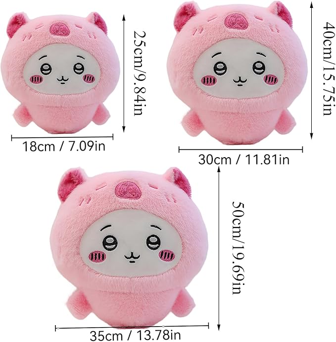 11.8 Inch Chikawa Plush, Usagi Stuffed Figure Throw Pillows for Home Decor for Cartoon Fans Adults, Kawaii Plush
