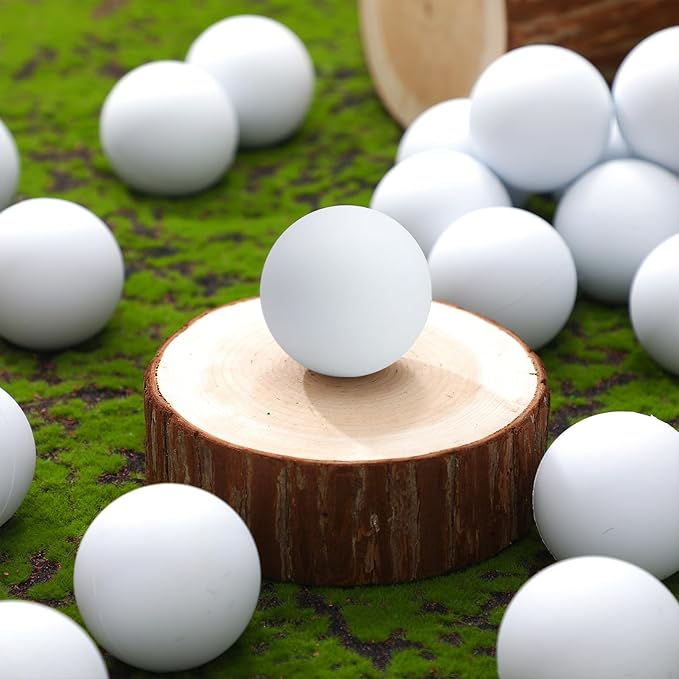 Sosation 50 Pack Lacrosse Ball Bulk 2.5 Inch Soft Rubber Motivational Stress Relief Massage Balls Myofascial Release Tools Muscle Knot Remover