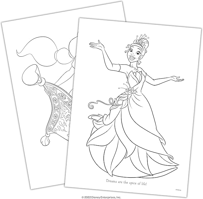 Disney Princess Create-A-Scene Over 80 Stickers Activity Pad to Color