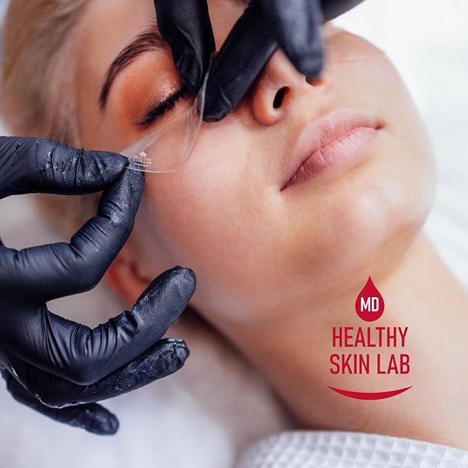 Healthy Skin Lab Reusable Under Eye Patches, Reduce Dark Circles, Puffy Eyes, Undereye Bags & Wrinkles - Medical-Grade Silicon Patches Reusable For Up To 3 Weeks