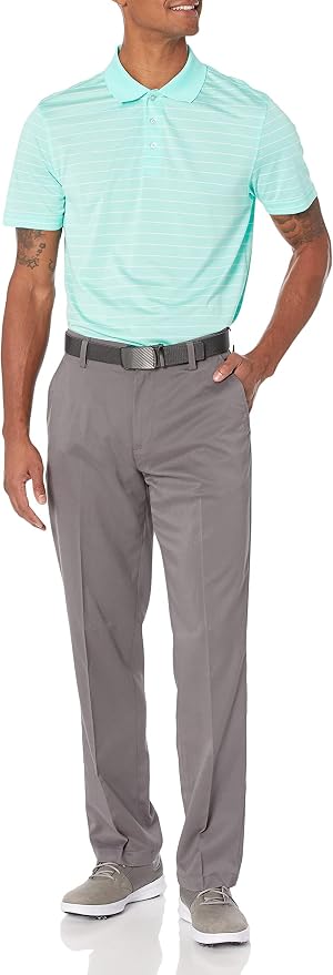 Amazon Essentials Men's Moisture Wicking Golf Polo Shirt, Short Sleeve, Slim-Fit, Quick-Dry, Active Wear