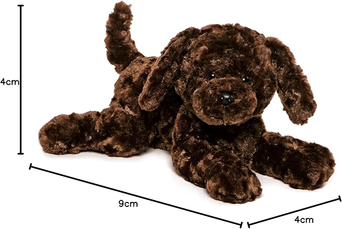 GUND Designer Pups Collection, Cocco Labrador Puppy Plush Toy, Stuffed Animal for Ages 1 and Up, Brown, 14”