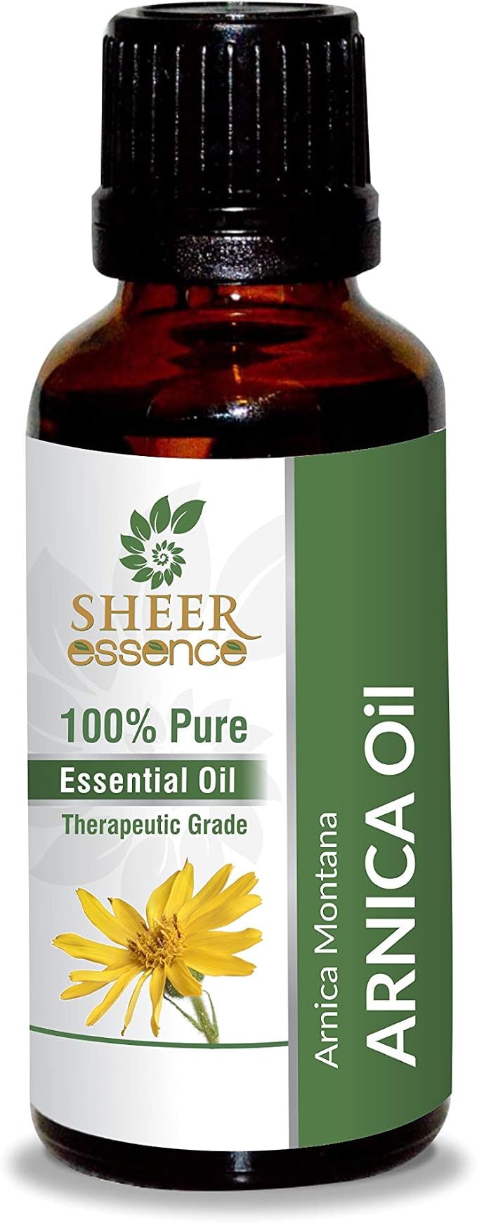 Arnica Flower Essential (Arnica Montana) Obtained from Distillation|Flower Extract of Arnica 100% Pure & Natural Therapeutic Grade for Aromatherapy Use 169 Fl. Oz
