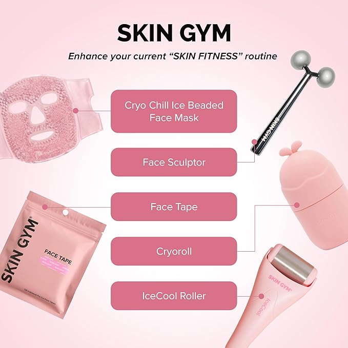 SKIN GYM Gold Foil Eye Mask 5 Pack, Hydrating and Brightening Under-Eye Treatment with Bakuchiol and Hyaluronic Acid