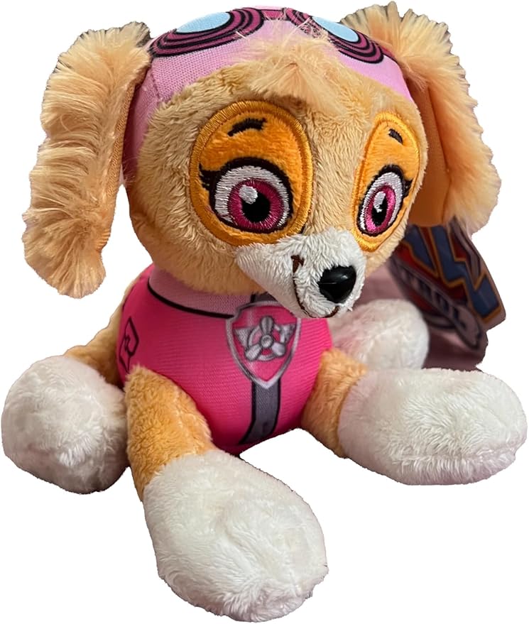 PAW Patrol 6" Plush Toy SET of 6 Characters Marshall Skye Everest Rocky Rubble Chase