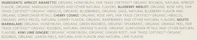 Tea Forte Single Steeps Loose Leaf Tea Sampler, Assorted Variety Tea Box, 15 Single Serve Pouches, Herbal Retreat Tea