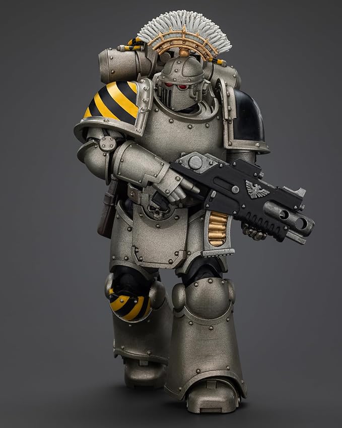 JoyToy 40K Genuine License 1:18 Action Figure, lron Warriors MKlll Tactical Sergeant, 4.96in Collectible Action Figures
