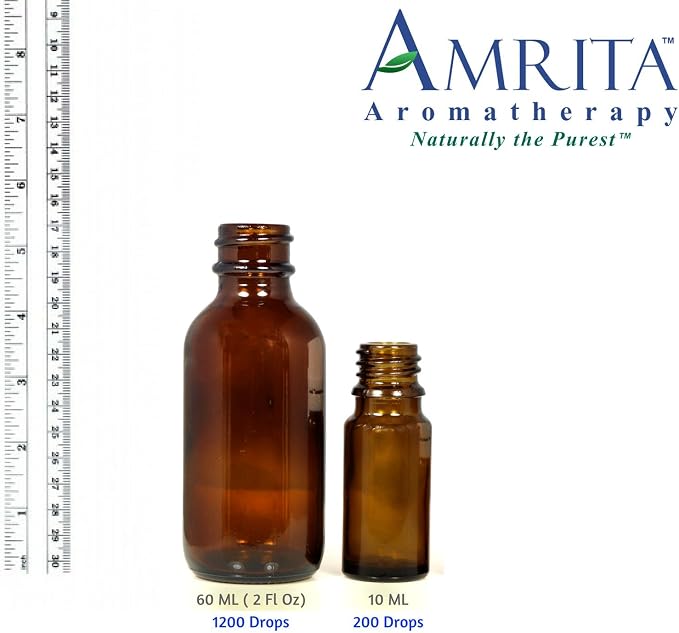 AMRITA Aromatherapy: Pure Joy Synergy Essential Oil Blend - USDA Certified Organic Essential Oil Blend of Bergamot, Ylang ylang Extra, Lavender Extra, & Pink Grapefruit - Pure & Undiluted -Size: 10ML