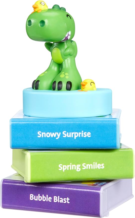 Little Tikes Story Dream Machine Duck, Duck, Dinosaur Story Collection, Storytime, Books, HarperCollins, Audio Play Character, Gift and Toy for Toddlers and Kids Girls Boys Ages 3+ Years
