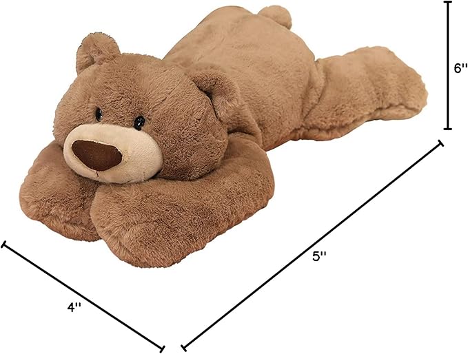 Weighted Stuffed Animals, Weighted Bear Stuffed Animal Toy Cute Brown Bear Plush Pillow Weighted Plush Animals Toy, 11.8"