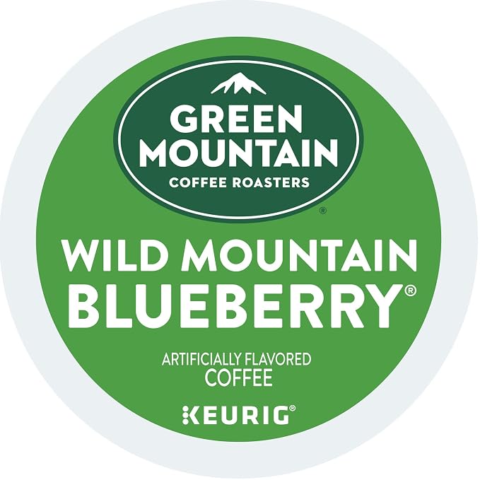 Green Mountain Coffee Roasters Wild Mountain Blueberry Keurig Single-Serve K-Cup pods, Light Roast Coffee, 72 Count
