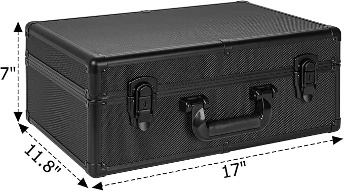 Graded Card Case - Aluminum Alloy Graded Card Storage Box Compatible with 150+ Card Slabs - Sports Trading Card Case Fits PSA, CSG, BGS
