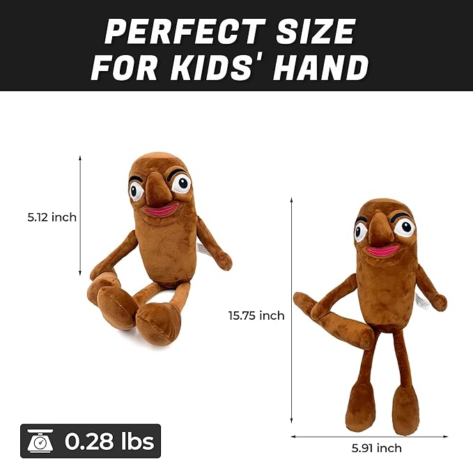 Plush, Tung Tung Tung Sahur Plushies Toy 16inch for Fans Gift, Soft Stuffed Animal Pillow for Home Kids' Bedroom Decor, Birthday Christmas Choice for Boys Girls Cute Halloween Plush Toy (Tung)