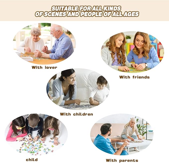 Jigsaw Puzzles for Adults 1000 Piece High Challenging DIY Large Puzzle Educational Toy Funny Family Games Unique Home Decor (Musical Theater)