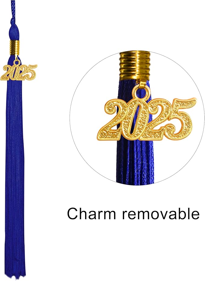 GraduationMall Matte Graduation Gown Cap Tassel Set 2025 for High School and Bachelor