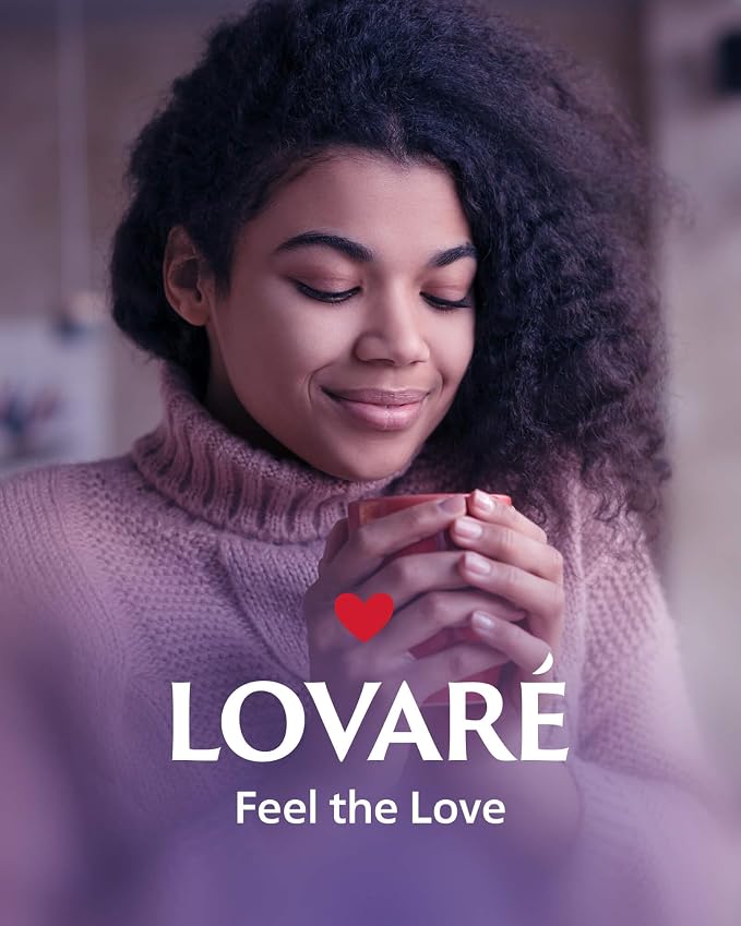 LOVARE Wild Berry Loose Leaf Tea 80 g - Made in Ukraine - Black Tea, Cherry, Roses, Hawthorn Berries, Elderberry, Black Currant Berries, Strawberry - Gift Box with 15 Paper Filters (Wild Berry)