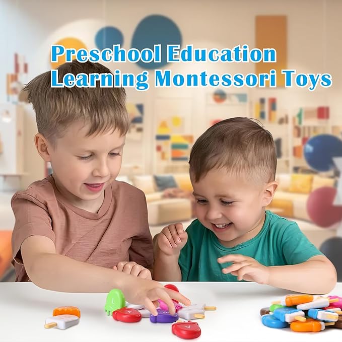 52 Pcs ABC Pops - Alphabet Learning Toys, Preschool Educational Toys for Classroom Fun and Engaging Alphabet Matching Game