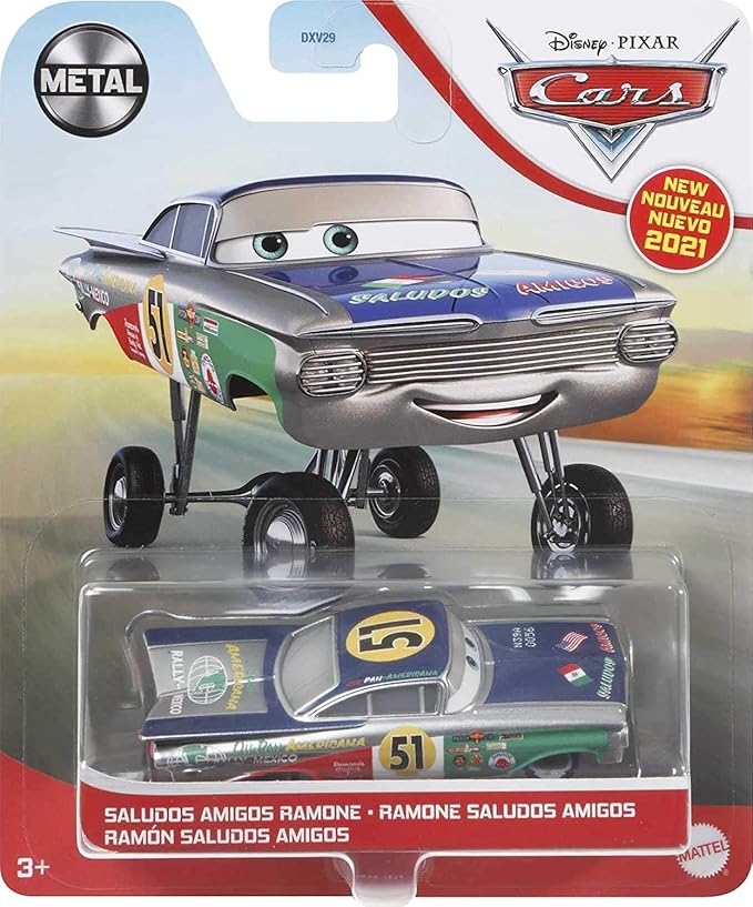 Pixar Cars Saludos Amigos Ramone, Metal Series 1:55 Scale