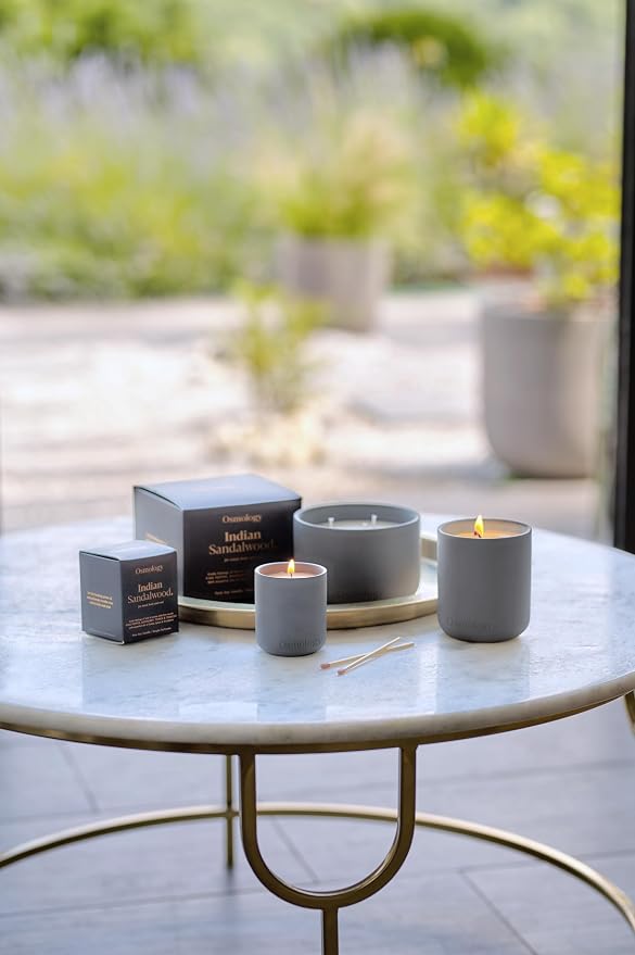 Persian Thyme Aromatherapy Candle – Thyme, Neroli & Oudh Scented Candle, Plant-Based Wax, 9.8 oz, 50 Hour Burn Time, Exotic & Woody Candle