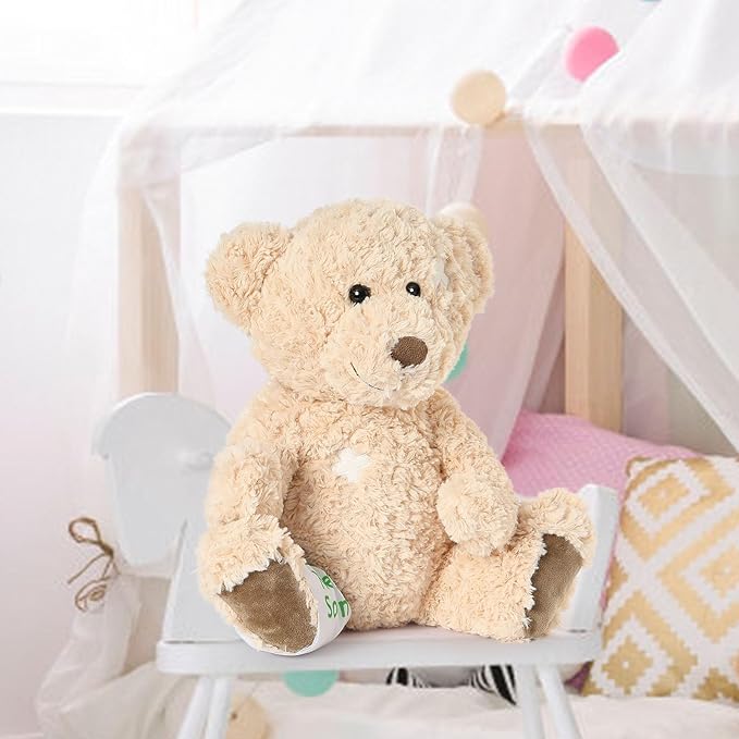 Muiteiur 13.8 Inch Get Well Soon Teddy Bear, Broken Arm Leg Gift for Kids, Soft Recover Bear with Bandage,Gift for Kids Adult After Surgery