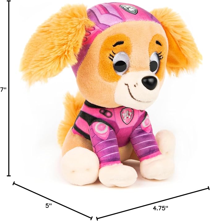 GUND PAW Patrol: The Movie Skye Plush Toy, Premium Stuffed Animal for Ages 1 and Up, 6