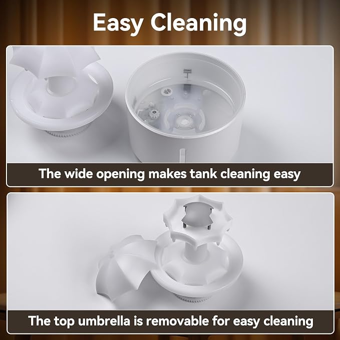 Missfly 300ml Cloud Shape Cool Mist Humidifier Diffuser, 360ยฐ Rotatable, Quiet Auto Safety Shutoff, Easy Refill Home Bedroom Office (White)