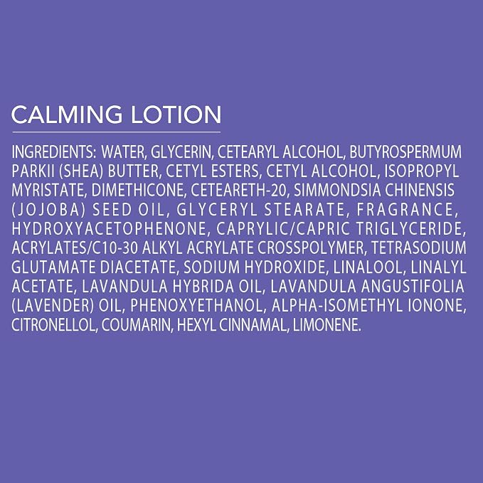 Jergens Baby Calming Lotion,Baby Calming Lotion,Lavender-Baby-Lotion,Baby-Moisturizer with Shea Butter and Lavender Oil,16.8 Fl Oz,(Pack of 2)