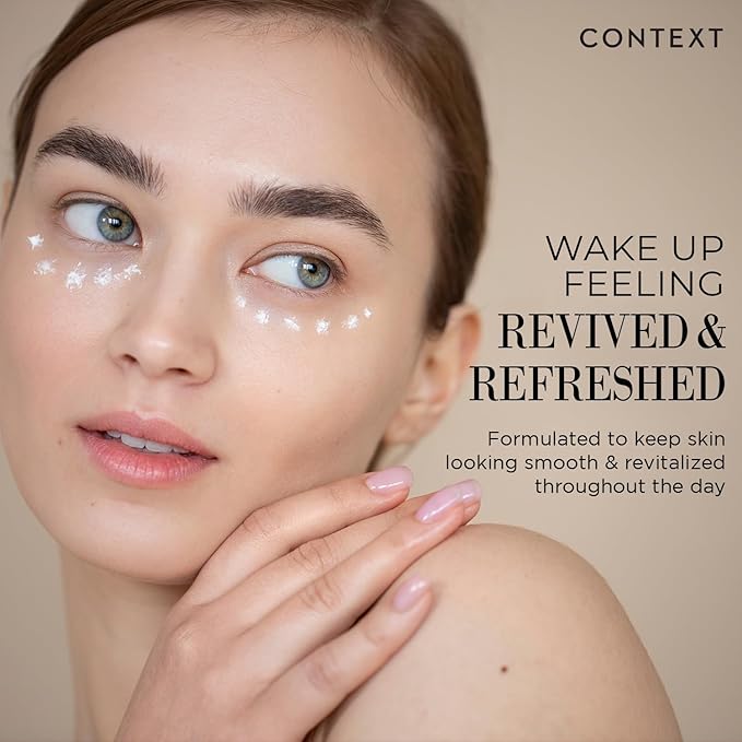 CONTEXT SKIN Collagen Eye Cream – 3-in-1 formula with collagen, coffee & niacinamide for lightweight hydration – supports a smoother, refreshed under-eye appearance – 0.88 fl oz