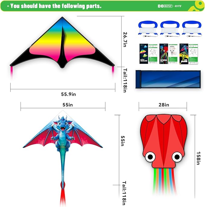 Kite for Ages 8-12, Easy to Fly and Assemble Rocket Kites for Beginner, Single Line String Professional Kites for Beach and Outdoor Activity