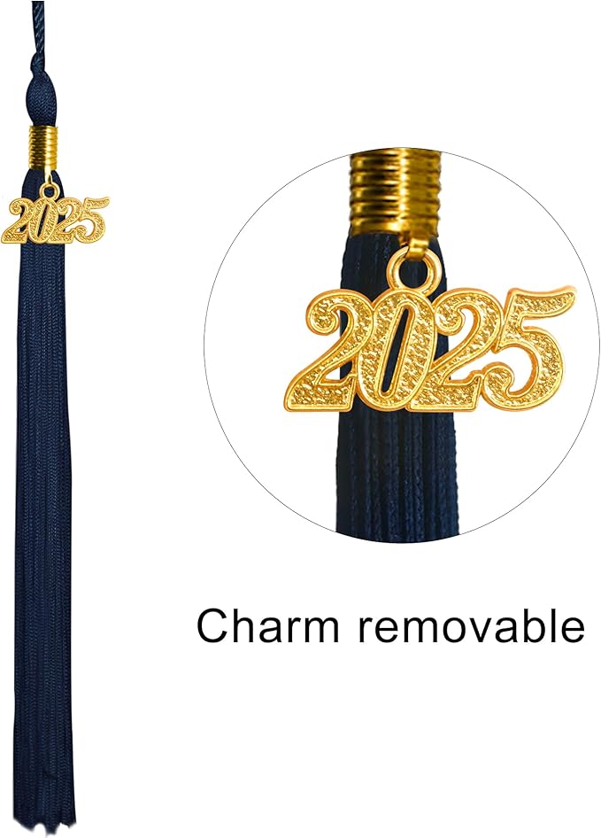 GraduationMall Matte Graduation Gown Cap Tassel Set 2025 for High School and Bachelor
