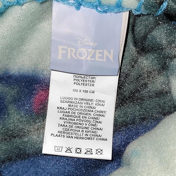 Official License Character Girls Pink Fleece Soft and Cozy Throw Blanket (40" x 60) (Frozen19)
