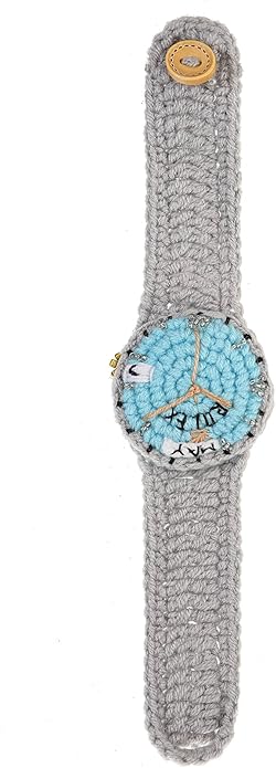 Handmade Crochet Bracelet Plush Toy – Watch-Style Knitted Ornament, Cute Yarn Bracelet for Birthday, Christmas, Valentine’s Day, or Holiday Gift – Unique Handmade Present for Him & Her