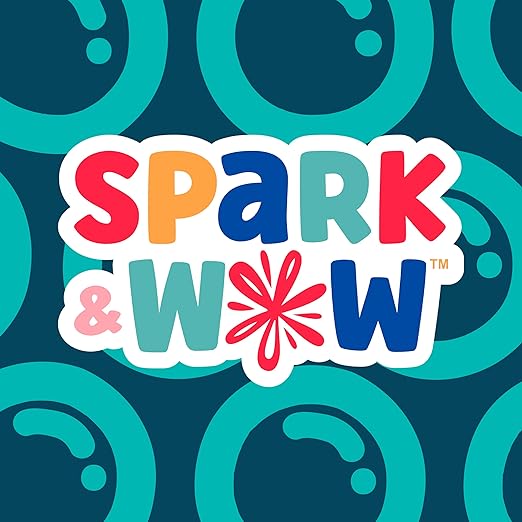 Spark & Wow Sensory Wall Toddler Mirror | Large | 4 Bubbles | for Ages 6m+ | Easy-to-Clean Acrylic | Stimulate Cognitive Development