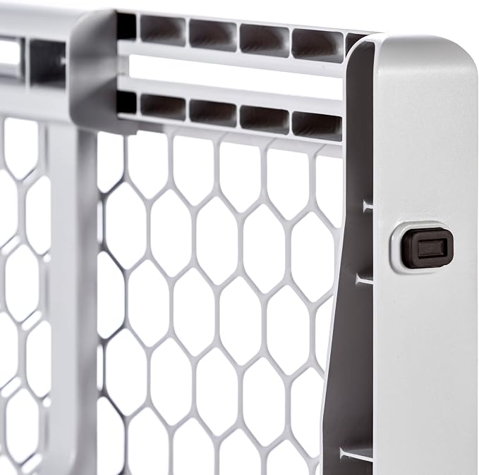 Regalo Safety 28"-42" Extra Wide Expandable Baby Gate for Doorways & Bottom of Stairs, Pressure Mounted Safety Gate for Babies, Toddlers & Pets, Tested & Safe for 30 Years, American Designed and Owned