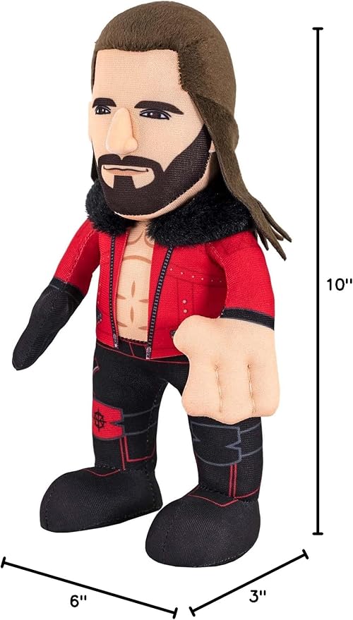 Bleacher Creatures WWE Seth Rollins 10" Plush Figure- A Wrestling Superstar for Play