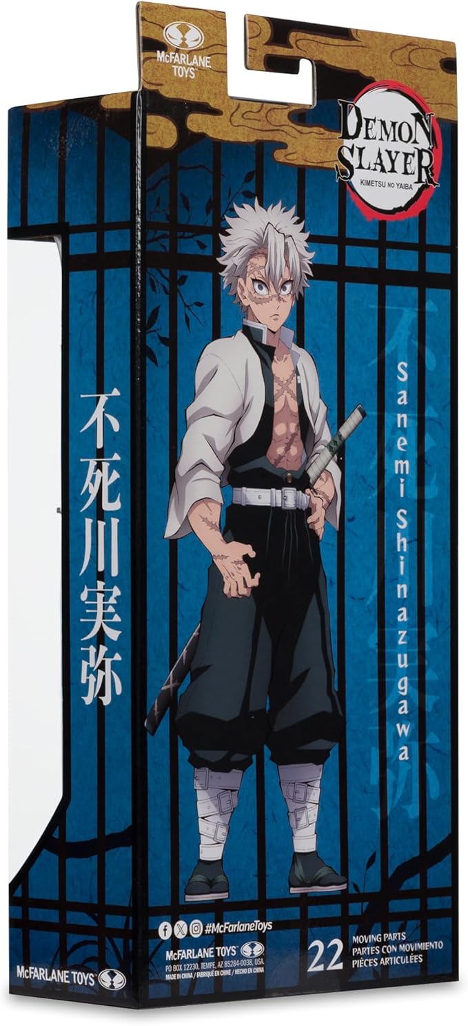 McFarlane Toys- Demon Slayer Sanemi Shinazugawa 7in Action Figure