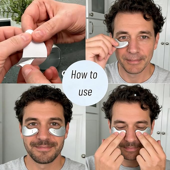 Eye Pods for Under Eyes Bags, Eyes Lift Instant Cream, Red Light Therapy Eyes Pads Patches for Dark (1 PC Eye Pods)
