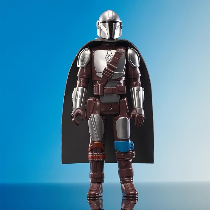 Diamond Select Toys Star Wars: The Mandalorian: Beskar Armor Jumbo Action Figure, Multicolor