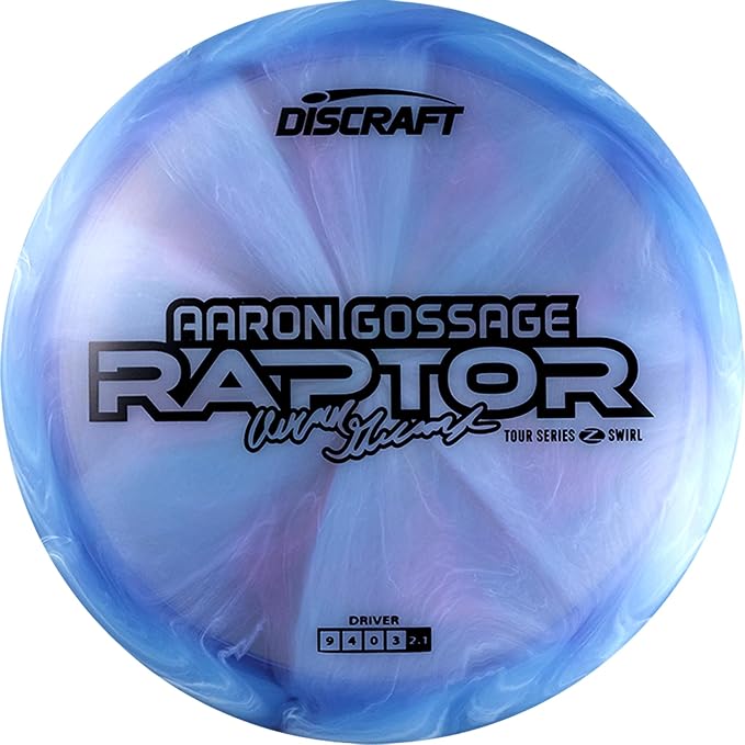 Discraft's Aaron Gossage Z Swirl Blend 2025 Tour Series Raptor