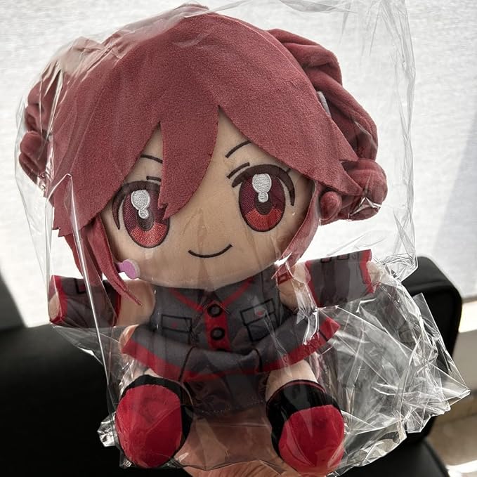 10inch Kasane Teto Plush, Teto Figure, Stuffed Figure Throw Pillows Home Decor Virtual Character Musical Soft Doll Gifts