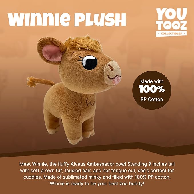 Youtooz Creators Winnie 9" Plush, Collectible Winnie from Maya Higa Creators Plush Collection
