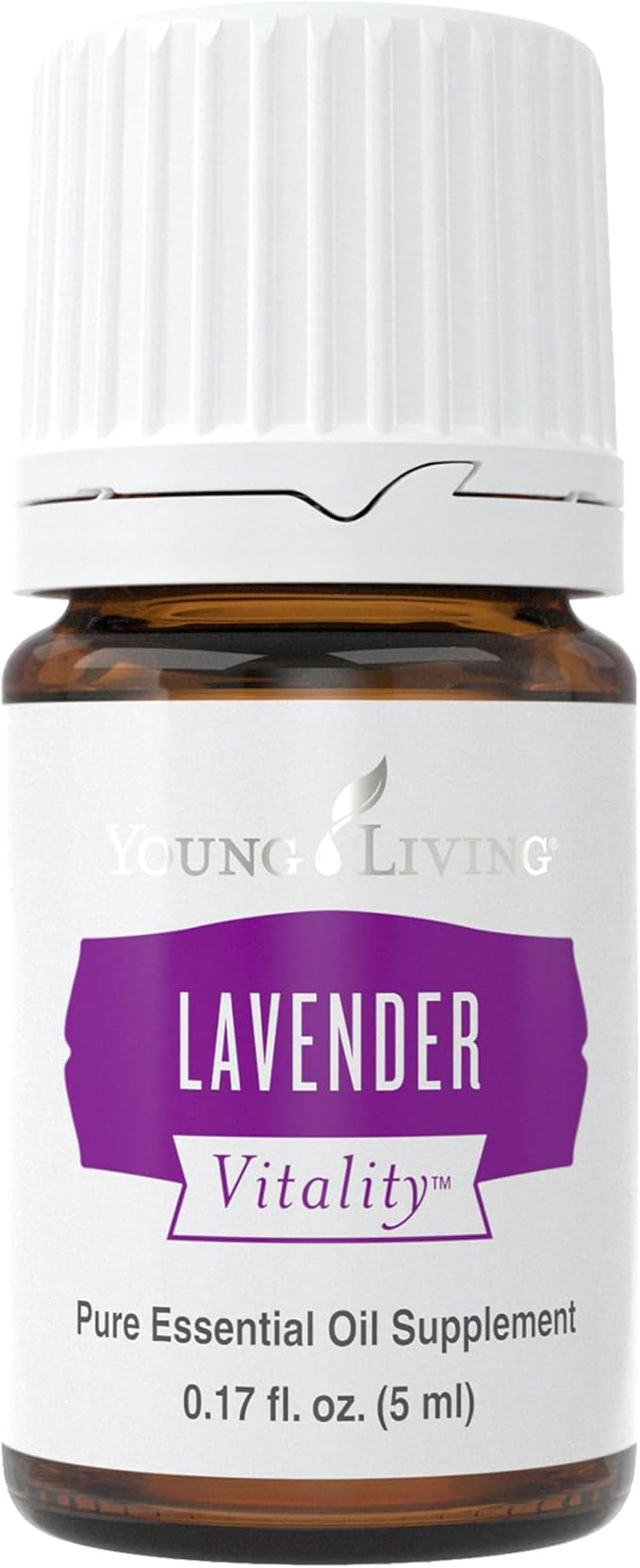 Young Living Vitality Lavender Essential Oil 5ml Bottle | Premium Lavender Essential Oil for Culinary Use, Aromatherapy & Relaxation | Steam Distilled for Flavorful Recipes & Wellness