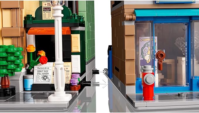 LEGO Icons Boutique Hotel Model Kits - Bedroom or Office Decor for Men & Women, Ages 18+ - Building Blocks for Adults for Display - Gift Idea - 10297