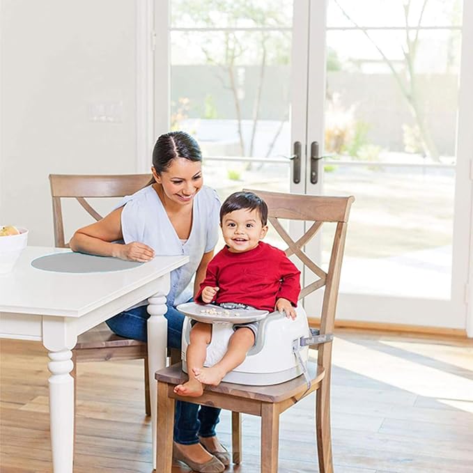 Bumbo 3-in-1 Multi-Seat for 6 to 36 Months, Travel Baby Feeding & Play Floor Seat, All-in-One Portable Booster with Tray & Toddler High Chair, Monsoon