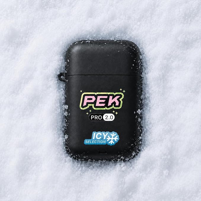 PEK Nasal Stick - Strong Cooling Menthol Inhaler for Energy & Focus | Aromatherapy Nasal Inhaler with Natural Essential Oils | Portable Dual-Nostril Mood Boost | Energy Flavor (Redbull)